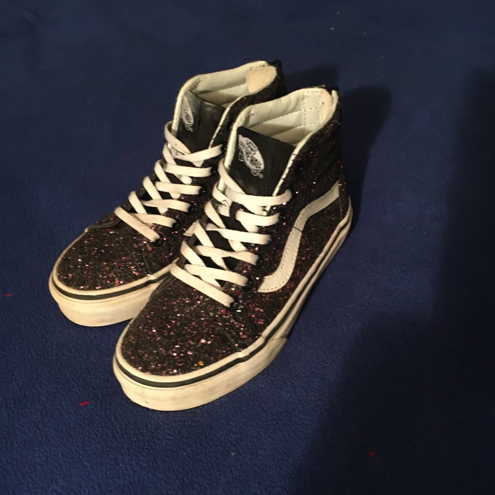 Vans girl sneakers, glitter